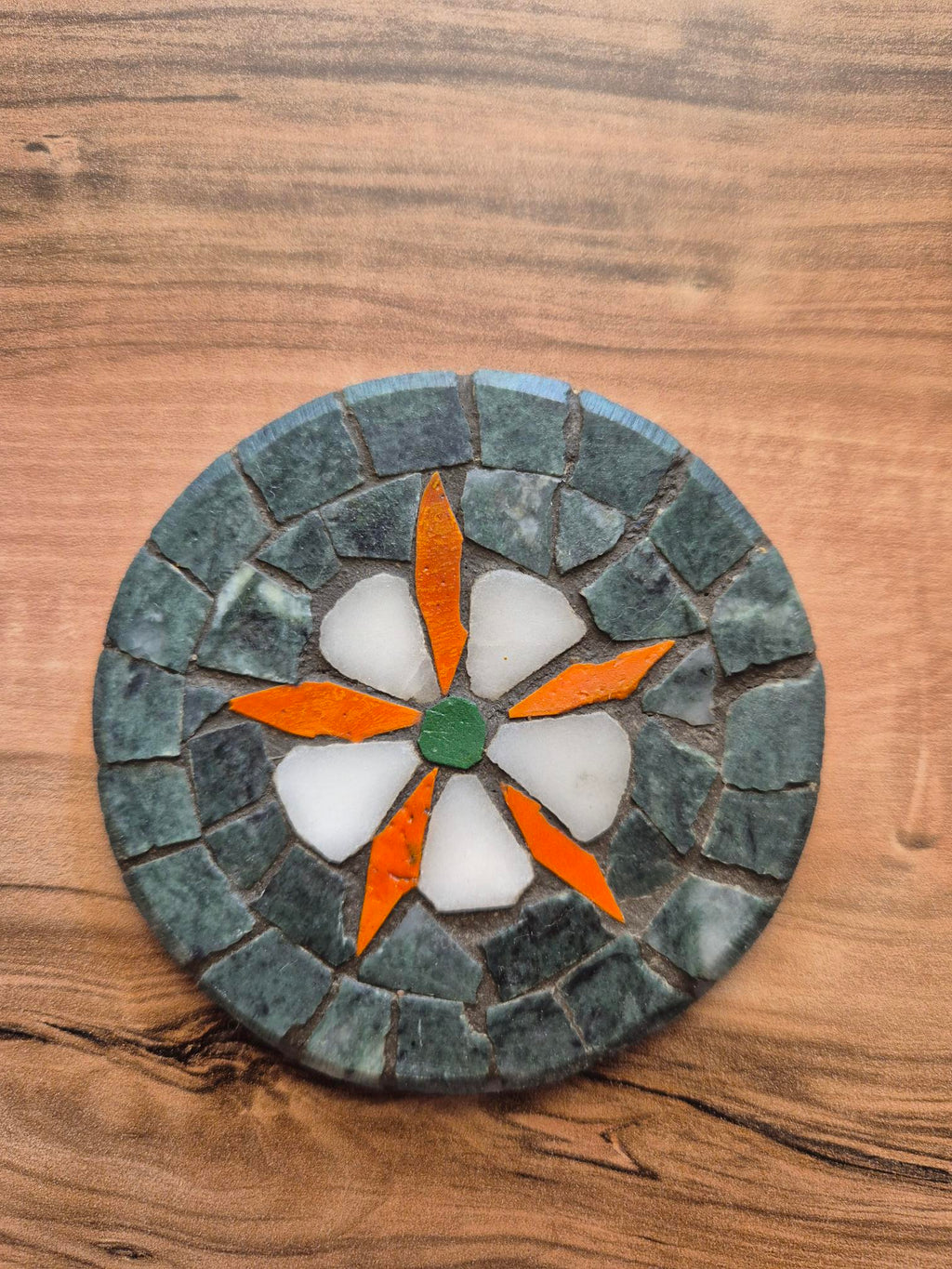 marble mosaic coaster