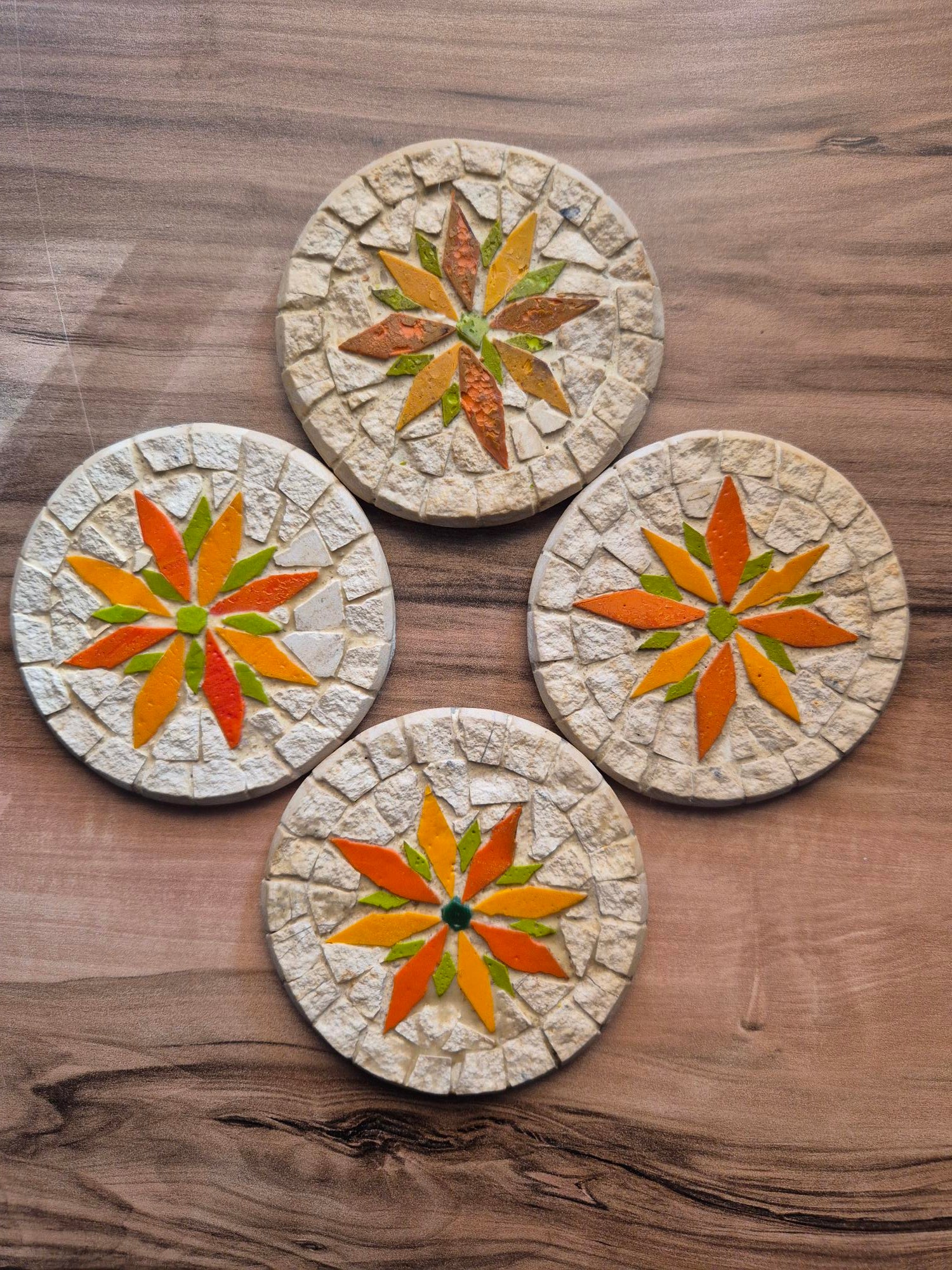 mosaic flower